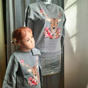 OhDeer Matching Sweaters Sustainable Organic XL/3T